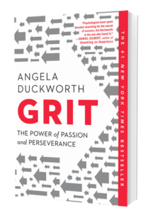 Self-help books: Cover of book "Grit" by Angela Duckworth